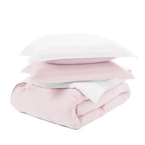 ienjoy Home Lightweight Down Alternative Reversible Comforter Set, Full/Queen